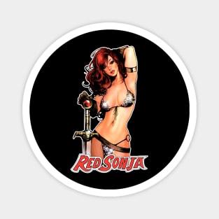 Red Sonja (Black Print) Magnet